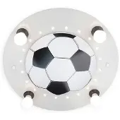 Elobra Taklampa Fußball, dimbar, Förkromad / silver, Barnrum, Trä, Taklampa
