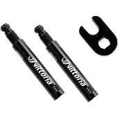 Vittoria Valve Extensions 2 Units Röd,Svart 20 mm