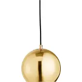 Frandsen Taklampa , Ball, dimbara, Guld / mässing, Vardagsrum, Metall, Design