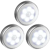 INF LED spotlights med rörelsesensor nattljus 3-pack Silver