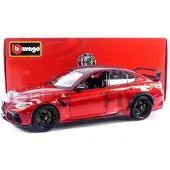 Bburago Alfa Romeo Giulia GTAM Metall Röd 1:18