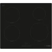 Bosch Serie | 4 PUE611BB5D - Induktionshäll - 4 kokplattor - Fördjupning - bredd: 56 cm - djup: 49 cm - ramlös - svart