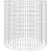 vidaXL Gabioneldstad, Ø 100 Cm, Galvaniserat Järn