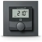 EQ-3 HomeMatic IP väggtermostat med fuktighetssensor HmIP-WTH-A (antracit)
