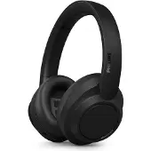 Philips TAH6509BK - Hörlurar med mikrofon - montering över örat - Bluetooth - trådlös - aktiv brusradering - svart