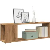 vidaXL Tv-bänk artisan ek 100x24x32 cm konstruerat trä