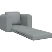 vidaXL Soffsäng Ljusgrå 98 x 71 x 83 cm tyg