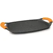 Ibili Plancha - IBILI - BASIC STONE - 47x28,5 cm - Gjutaluminium - Stenliknande non-stick