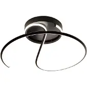 Milagro Lighting LED taklampa Delta , Svart, Vardagsrum / matsal, Metall, Modern, LED-taklampa