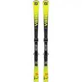 Völkl - Skidpaket (skidor + bindning) - Racetiger SL + Rmot-T 12 2026 för UnisexUll - Storlek 160 cm - Gul