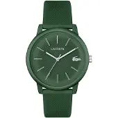Lacoste Herrur .12.12 i Grön Silikon - 241641