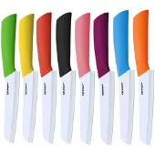 Annan Tillverkare Tonife Zirconia Ceramic Kitchen Bread Knife - 6" (Färg: Röd)
