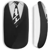 MANIACASE Souris sans fil Grey Cravate 50 Nuances de Grey