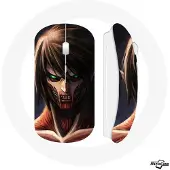 MANIACASE Souris Sans Fil poster Eren Yeager Attack on Titan
