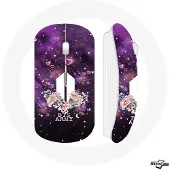 CAPACHEAP Souris Sans Fil Bangtan Sonyeondan Logo BTS ARMY I Purple You