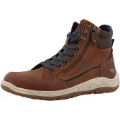 Mustang Boots med snörning 'Benedetto' brun / mörkbrun