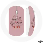 MANIACASE Souris Sans Fil Elite Saison 5 Affiche personnages Fanart Logo