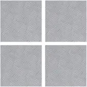 vidaXL Silver Aluminium 30 x 30 x 0.3 cm Aluminium Trapsteg Fyrkantig