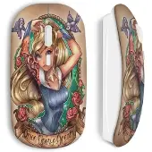 CAPACHEAP Souris Sans Fil Aurore Punk Belle Au Bois Dormant