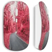 MANIACASE Souris sans fil Road red forest