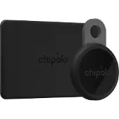 Chipolo charcoal lokalisator-set CARD + LOOP