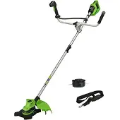 Greenworks Trimmer GD24X2BCB; 2x24 V (utan batteri och laddare)
