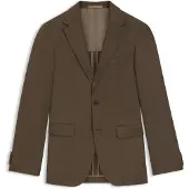 BOSS Regular-fit blazer in virgin and textured wool