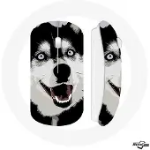 MANIACASE Souris Sans Fil Husky de Sibérie Yeux Bleus