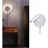 Paulmann 78918 LED-vägglampa LED 3.20 W Vit, Krom