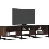vidaXL Tv-bänk brun ek 180x40x46 cm konstruerat trä