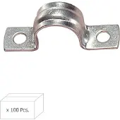 WOLFPACK Metallic 2 16mm Silver Galvaniserade Klammer