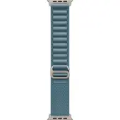 Apple Watch 49 mm sportarmband S ljusblå med titaniumelement i naturlig färg MFTH4ZM/A