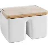 Ibili Doble Ceramic Bamboo Saltkar