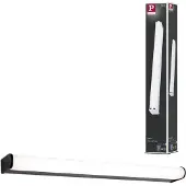 Paulmann Vägglampa , Arneb, Svart, Badrum, Aluminium, Modern