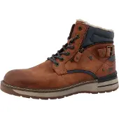 Mustang Boots med snörning karamell / svart