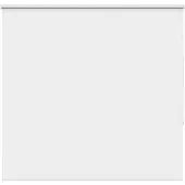 vidaXL Rullgardin mörkläggning vit 145x130 cm tyg bredd 141,6 cm