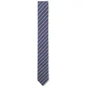 HUGO Silk tie with diagonal stripe