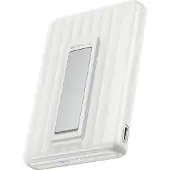 EcoFlow RAPID Mag 10K Powerbank 10000 mAh Fast Charge, MagSafe, Qi Wireless Charging Li-Ion USB-C Pärleffekt vit