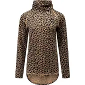 Eivy - Underställ dam - Icecold Merino Wool Top Leopard för UnisexUll - Storlek L - Brun