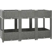vidaXL Barbord vit 120x60x105 cm