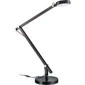 TRIO Lighting LED skrivbordslampa AMSTERDAM, Svart, Arbetsrum / kontor, Metall, Modern, LED-bordslampa