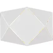 TRIO Lighting LED vägglampa Zandor, Vitt / opal, Vardagsrum / matsal, Metall, Modern, LED-vägglampa, vägglampa inomhus
