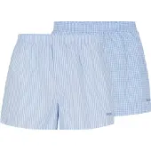 BOSS Boxershorts ljusblå / vit