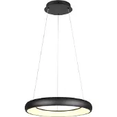 TRIO Lighting Pendellampa Cardona, dimbar, Svart, Vardagsrum / matsal, Metall, Modern