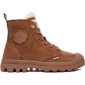 Palladium - Stövlar och kängor dam - Pampa Hi Zip Wl W Raw Brown för UnisexLäder - Storlek 38 - Brun