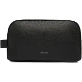Calvin Klein Full Grain Leather Wash Bag