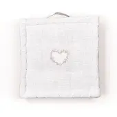 TODAY sittdyna till golvet CONSTANCE, muslin bomull, 40 x 40 x 10 cm