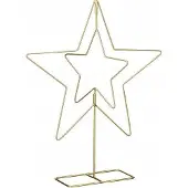 GRA Dekoration Grajlandia dekorativ stjärna 50 cm GULD MICA