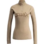 Swix Women's RaceX Merino Half Zip Dune