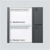 Siedle&Söhne 200038757-00 Porttelefon-tillbehör Sladd Funktionsmodul Grå